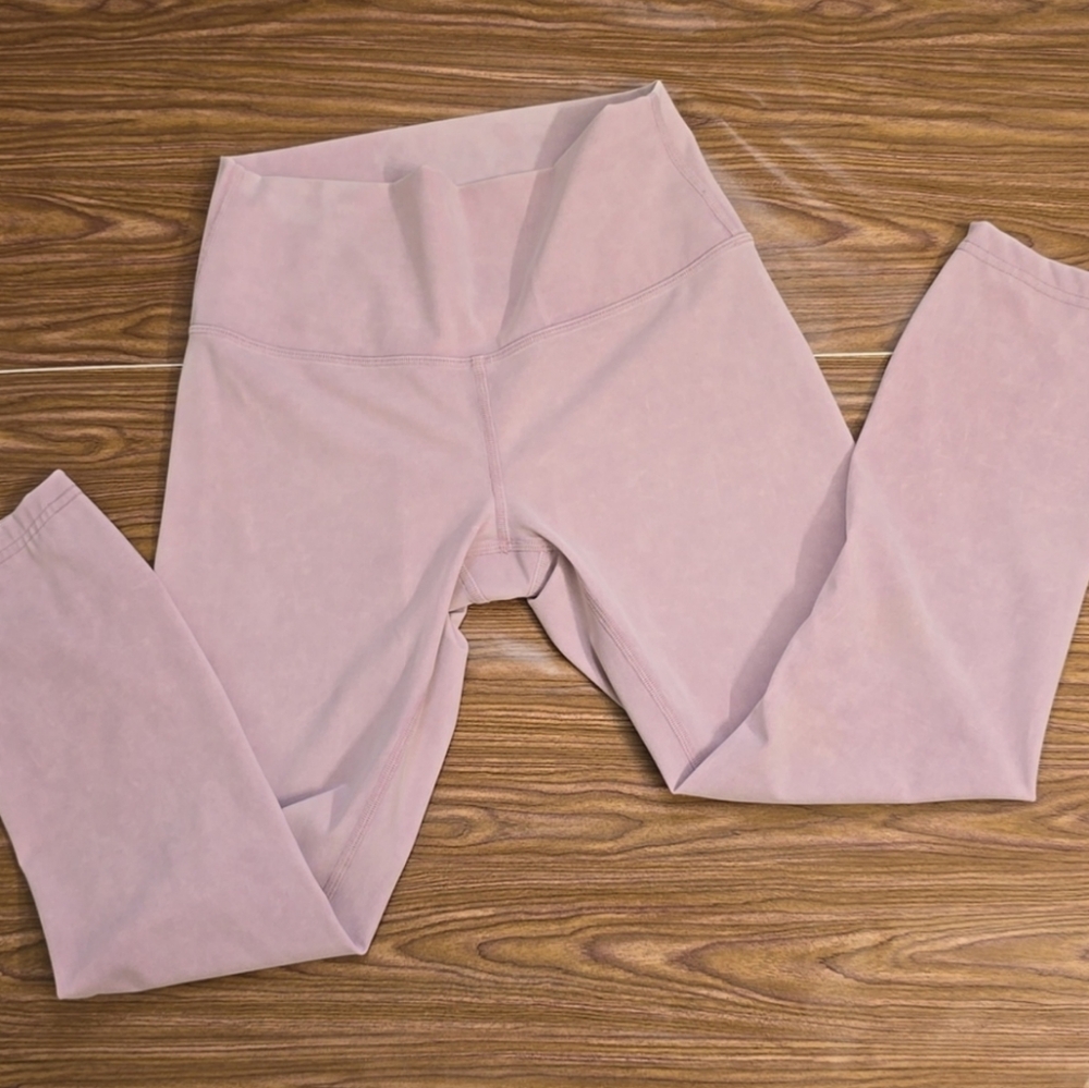 Lululemon Athletica Pink High-Waisted Leggings